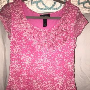 Womens size cap sleeve top